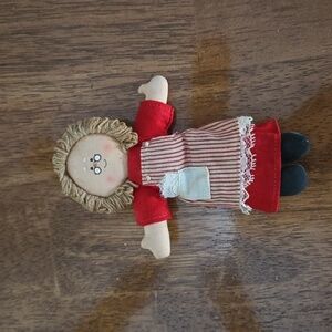 Vintage Hallmark 6 inch Mrs. Santa doll, Christmas toy